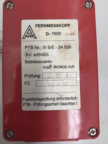 Auer fernmesskopf d7600 - auer,