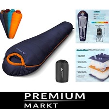Winter Schlafsack -10°C mit atmungsaktivem Design und komfortabler Daunenfüllung