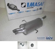 IMASAF ESD Auspuff Endtopf + Anbauteile für Alfa 156 + Sportwagon 2.4 JTD 2003-