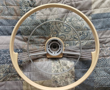 Petri Lenkrad Borgward Isabella TS 1957-1961 creme Originalzustand Hupring