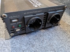Wechselrichter 12V 24V 230V Inverter Spannungswandler 1500/3000W Bastler