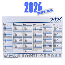 DIN A4 Kalender 2026