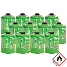 12x 450 g Optimus Gaskartusche Ventilkartusche Outdoor Camping Schraubkartuschen