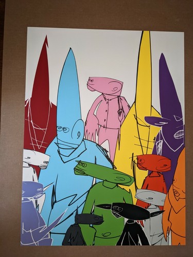 Futura 2000 screen print - print,