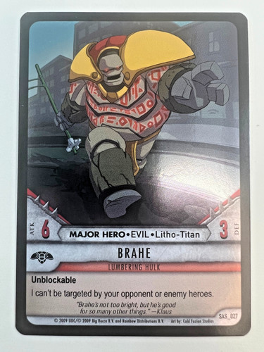 Huntik brahe rare sas 027 - "rare", sas_027