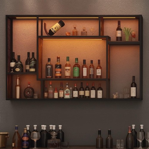 Puluomis weinregal wand aus - weinregal,
