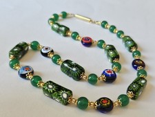 Murano Halskette Millefiori