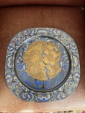 Weihnachtsteller des dänischen Künstlers Bjorn Wiinblad. Porzellan Rosenthal