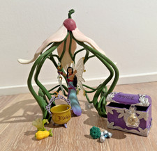 Schleich Bayala Elfen Konvolut Elfenpavillon + großes Zauberset + Zubehör TOP