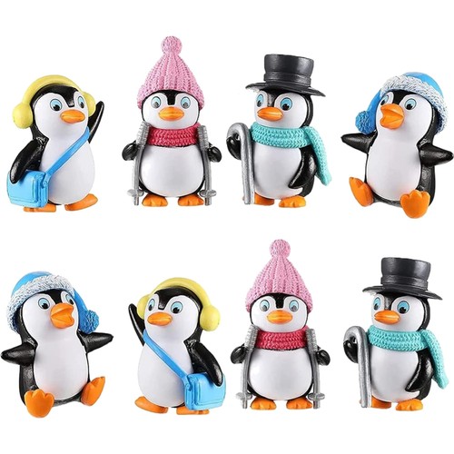 Mini pinguin figuren - mini,