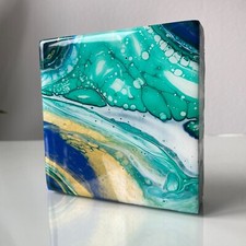 handgemaltes Acryl Pouring