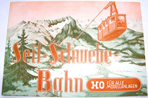 Prospekt seil schwebebahn - prospekt, seil-schwebebahn