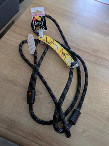 Ezydog luca leash schwarz - leash, grau