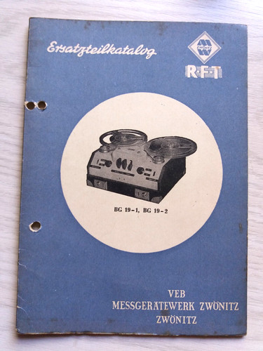 Ersatzteilkatalog rft 1 - bg, 19-1
