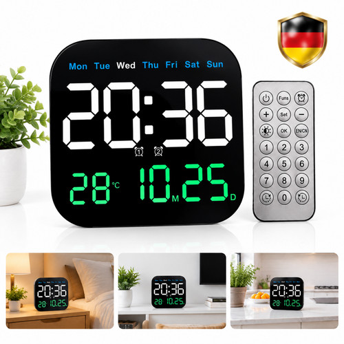 Große digitaluhr wanduhr - digitaluhr,