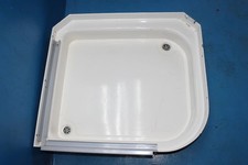 Duschwanne 76 x 69 cm GFK aus Wohnmobil Reisemobil Carthago Chic i 51