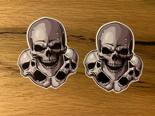 Skull aufkleber auto tuning - skull,