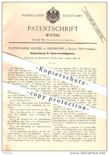 Original patent waffenfabrik - patent,