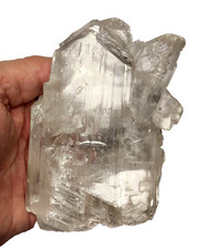 Gips xx  wasserklar von Eisleben in Thüringen  Deutschland  Handstufe