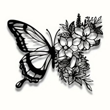 Eleganter Schmetterling Metall