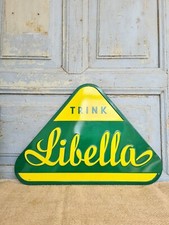 B8037 Altes Blechschild TRINK Libella Limonade GETRÄNK Werbeschild ca. 1950