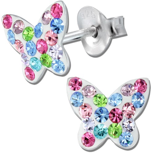 Ohrringe k645 schmetterling - ohrringe,