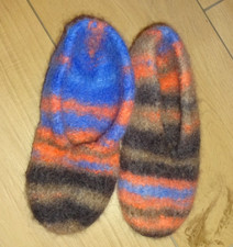 Filz schuhe handgestrickt mit - filz,