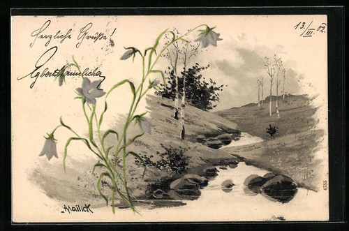 Künstler alfred mailick - künstler-ak,