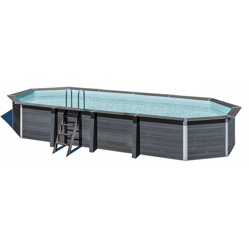 Ovalpool komplettset composite - ovalpool,
