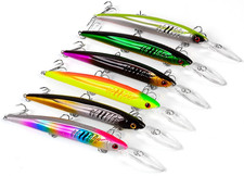 6x Minnow Wobbler 15cm Set