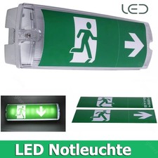 LED Notleuchte 3W Aufputz Notlicht Notbeleuchtung Notausgangslicht Leuchtschild