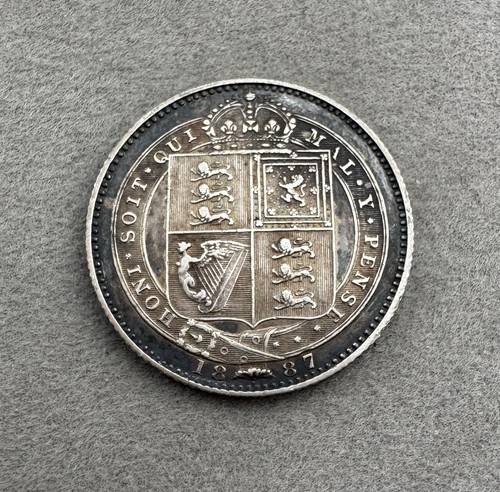 1887 one shilling queen - shilling,