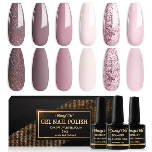 6er set nagellack 8ml - 6er,
