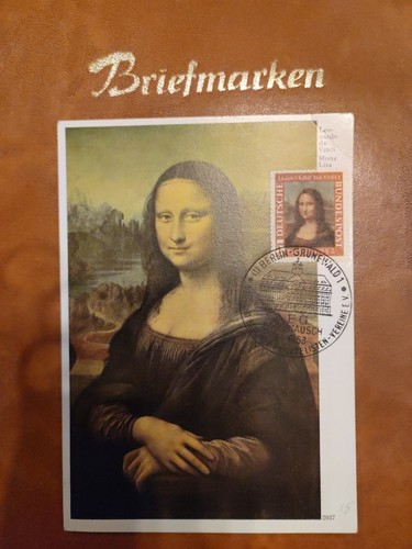 Briefkarte mit briefmarke von - mit,