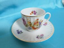 Mokkatasse mit Untertasse, Espressotasse Epiag Porzellan