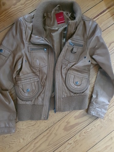 Jacke leder optik - jacke, gr.s