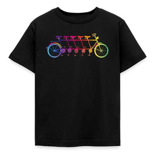 Buntes tandem fahrrad - buntes,