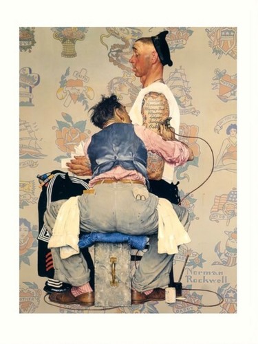 Norman rockwell tattoo - norman,