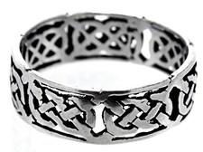 Ring Fingerring Keltenknoten 925 Sterling Silber Gr. 46-74 keltische Knoten kk1