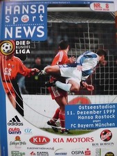 Bundesliga FC Hansa Rostock  - FC Bayern München 11.12.1999 - Ostseestadion