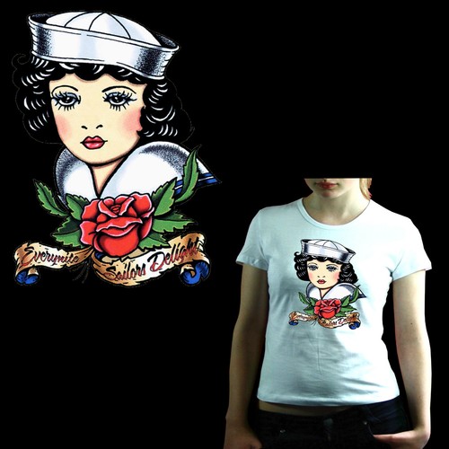 Oldschool sailor tattoo flash - sailor,