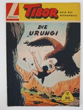 Original Comic Heft Tibor Held des Dschungels Nr. 88 von 1963 Die Urungi