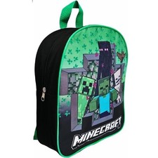 Minecraft Rucksack  Tasche  grün  30 x 26 x10 cm