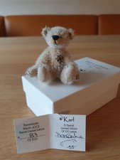 Deb Canham Miniatur Teddie Sammelbär Teddybär Karl Teddyartist