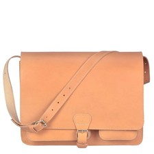 Umhängetasche Leder braun Schultasche Lehrertasche Tasche Collegetasche 5 Farben