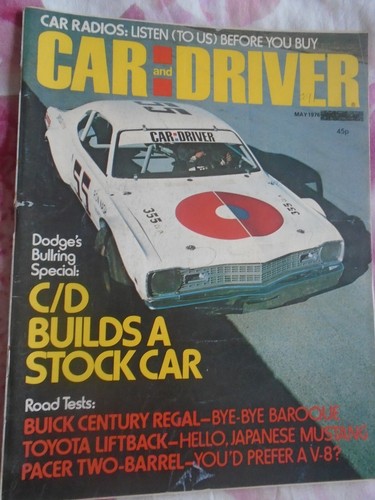 Car driver may 1976 - may, toyota