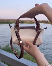 Neu Damen Mode Mini Tasche Handtasche Frauen Griff Tote Bag mit Schulterriemen 