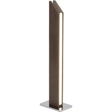 Brilliant LED Tischleuchte Unique Braun 12W 805lm warmweiß 3000K Dimmbar Lampe