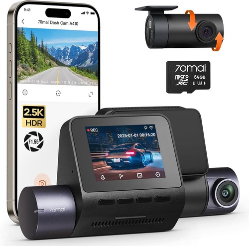 70mai a410 dashcam vorne - vorne, und