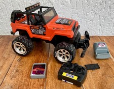 Vintage NIKKO Jeep Wrangler RC Remote Control Car, Tested Working Rare 27 Hertz